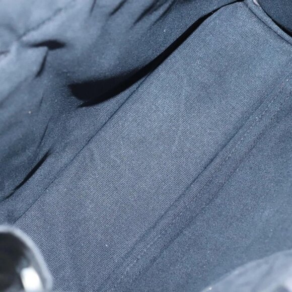 HERMES Fourre Tout PM Hand Bag Canvas Black Gray Auth 136542 - Picture 12 of 16